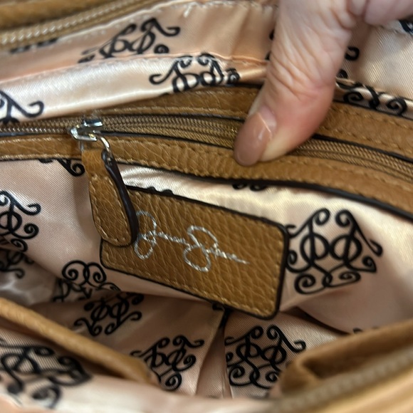 Jessica Simpson brown/tan PVC crossbody bag - Picture 11 of 13